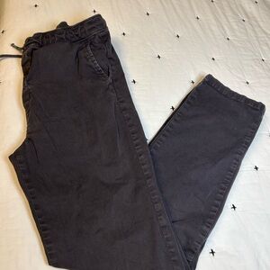 Treasure & Bond Dark Gray Twill Drawstring Pants - Size 14/16 Boys